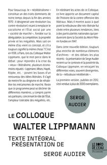 Le Colloque Walter Lippmann : Texte intégral