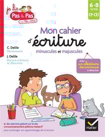 Pas à pas : mon cahier d'écriture minuscules et majuscules
