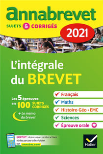 Annabrevet sujets & corrigés (édition 2021)