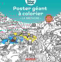 Poster géant à colorier : La Bretagne