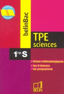 BELINBAC : TPE sciences - 1re S