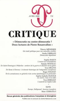 Revue Critique n.731