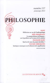 Revue Philosophie n.117