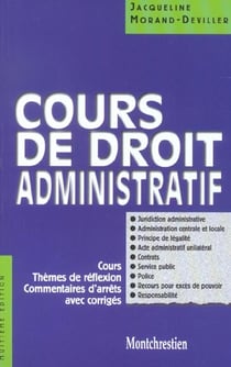 Cour de droit administratif deug (8e edition)