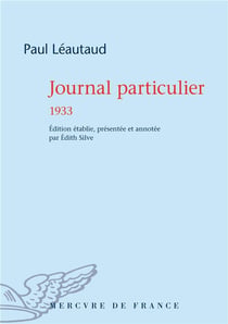 Journal particulier, 1933