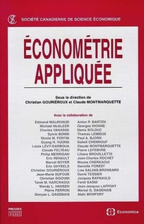 ECONOMETRIE APPLIQUEE