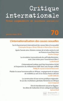 CRITIQUE INTERNATIONALE 70