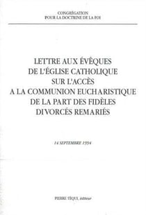 Lettre aux Eveques Communio Divo