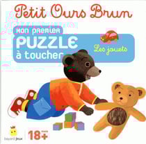Petit ours brun - mon premier puzzle à toucher les jouets