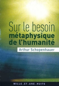 Sur le besoin métaphysique de l'humanité