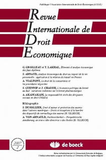 Revue internationale de droit économique n.2007/2