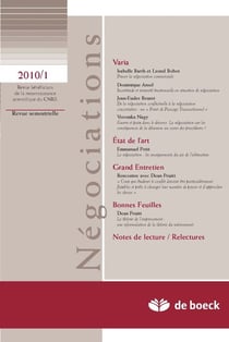 Négociations n.13