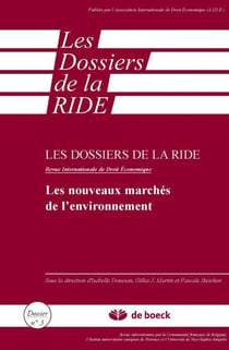 Les nouveaux marchés de l'environnement