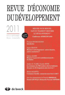 Revue d'economie du developpement