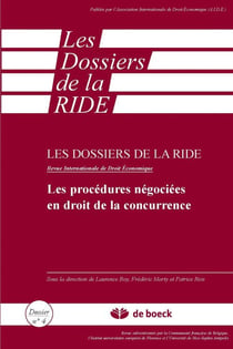 Les procédures négociées en droit de la concurrence