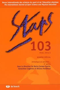 STAPS n.103 : artistique et sensible 2e partie