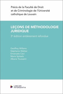 Leçons de méthodologie juridique - Années académiques 2023-2024