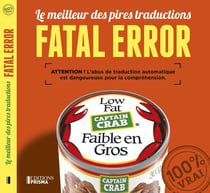 Fatal error - le meilleur des pires traductions