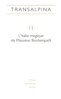 REVUE TRANSALPINA : transalpina Tome 2 - l'Italie magique de Massimo Bontempelli