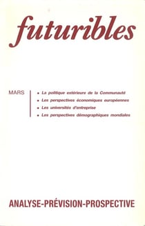 Futuribles 141, mars 1990. La politique extérieure de la Communauté : Les perspectives économiques européennes
