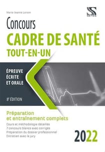 Concours cadre de santé 2022 : tout-en-un