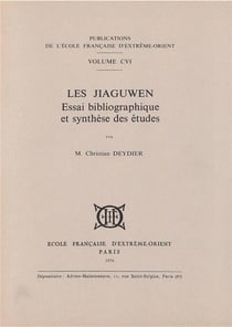 Les jiaguwen - essai bibliographique et synthèse des études