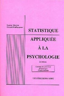 Statistique appliquee a la psychologie corrige des exercices 2eme ed