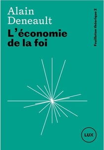L'économie de la foi