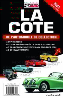La cote de l'automobile de collection (édition 2023)