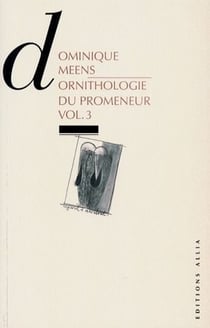 Ornithologie du promeneur t.3 - poursuivons