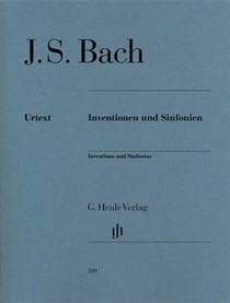 Johann sebastian bach :  inventions and sinfonias - inventions et sinfonies