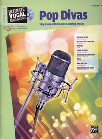 Ultimate vocal t.9 - pop divas 8 tracks female cd