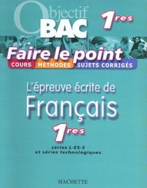 Epreuve ecrite - 1e l, es, s et series technologiques (édition 2003)