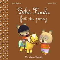 Bébé koala fait du poney