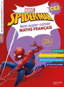 Spiderman - CE2 - Mon super-cahier de maths et français