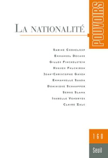 Pouvoirs n.160 : la nationalité