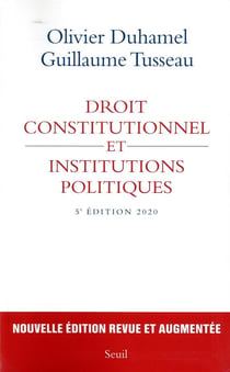 Droit constitutionnel et institutions politiques (édition 2020)