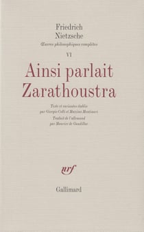 Ainsi parlait Zarathoustra