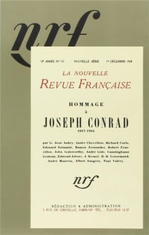 La Nouvelle Revue Française Tome 135 : Hommage à Joseph Conrad (1857-1924)