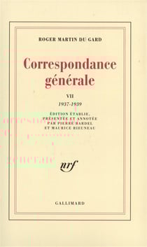 Correspondance generale - vol07 - 1937-1939