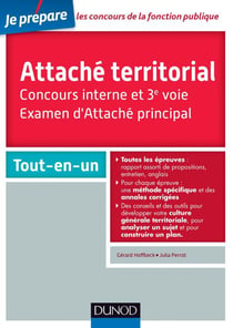 Je prépare - attaché territorial - concours interne et 3e voie - examen d'attaché principal - tout-en-un