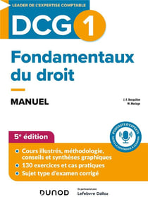 DCG 1 : Fondamentaux du droit - Manuel (édition 2024/2025)