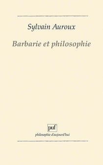 Barbarie et philosophie