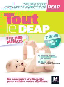 Tout le DEAP en fiches mémos - IFAP - Diplôme État Auxiliaire puériculture - Modules 1 à 10 (édition 2025/2026)