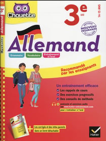 Chouette entraînement : allemand - 3ème (édition 2016)