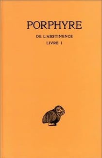 De l'abstinence Tome 1 - livre 1