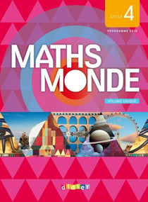 Maths monde : mathématiques - cycle 4