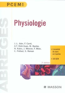 Physiologie : Pour préparer l'UE 2, l'UE 3a et l'UE 3b