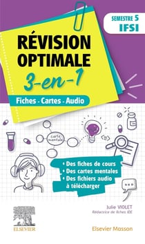 Révision optimale 3-en-1 - semestre 5 IFSI - fiches-cartes-audio