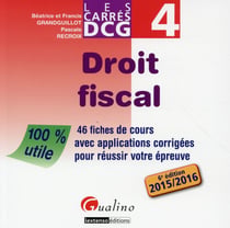 Les Carres Dcg 4 Droit Fiscal